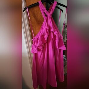 She & Sky Halter Dress